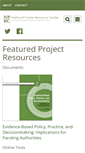 Mobile Screenshot of nationalparoleresourcecenter.org